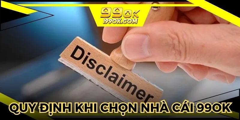 Quy định cần biết khi chọn giải trí tại nhà cái